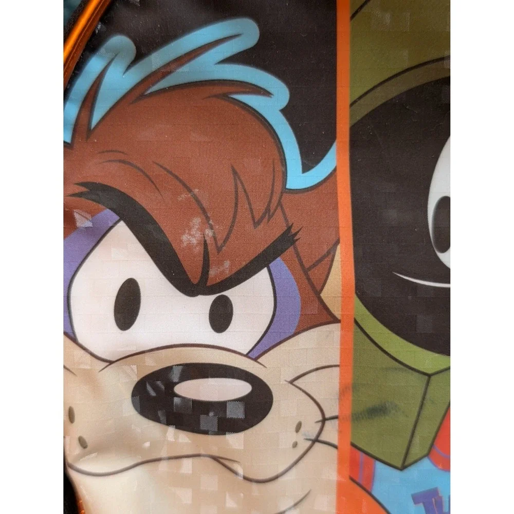 Looney Tunes Space Jam Tune Squad Backpack Bugs Bunny Daffy Duck Taz Blue Orange